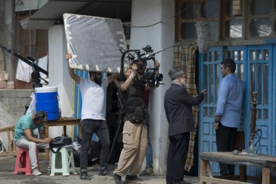 Filming of Blue Land Reaches halfway